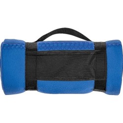 Fleecedecke mit Tragebanderole