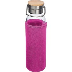 Glasflasche mit Neoprenüberzug 600ml