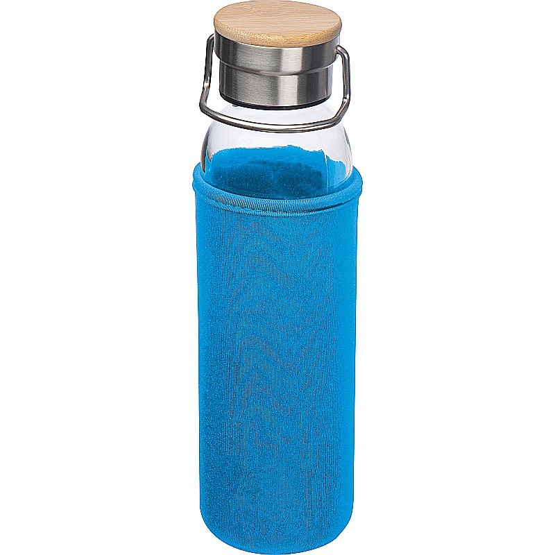 Glasflasche mit Neoprenüberzug 600ml