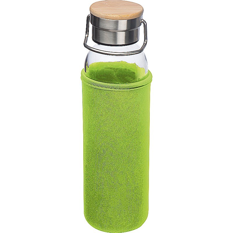 Glasflasche mit Neoprenüberzug 600ml
