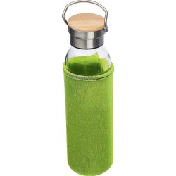 Glasflasche mit Neoprenüberzug 600ml