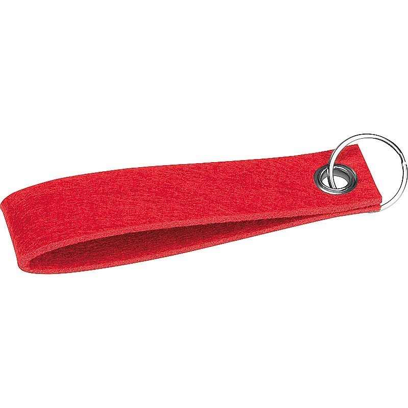 Schlüsselanhänger aus RPET Filz