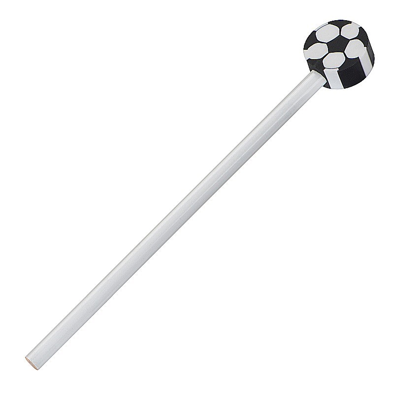 Holz Bleistift mit verschiedenen Radiergummiaufsätzen