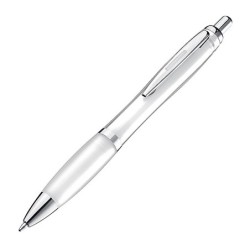 Kugelschreiber mit farbig transparentem Schaft