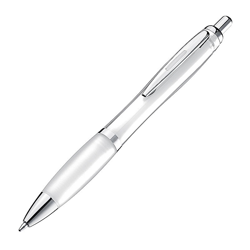 Kugelschreiber mit farbig transparentem Schaft