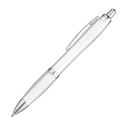 Kugelschreiber mit farbig transparentem Schaft