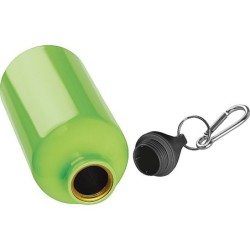 Trinkflasche aus Metall mit Karabinerhaken 500ml