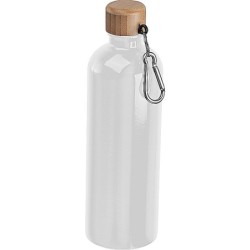 Edelstahltrinkflasche mit Karabiner, 750ml