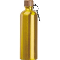 Edelstahltrinkflasche mit Karabiner, 750ml