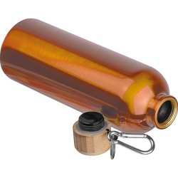 Edelstahltrinkflasche mit Karabiner, 750ml