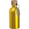 Edelstahltrinkflasche mit Karabiner, 400ml