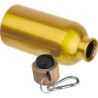 Edelstahltrinkflasche mit Karabiner, 400ml