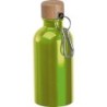 Edelstahltrinkflasche mit Karabiner, 400ml