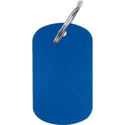 Schlüsselanhänger Metallplättchen