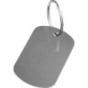 Schlüsselanhänger Metallplättchen