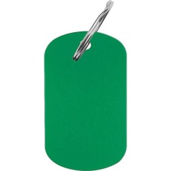 Schlüsselanhänger Metallplättchen