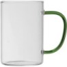 Glastasse mit farbigem Henkel 250ml
