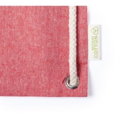 Baumwolltasche 2 in 1, Beutel mit Kordel, Einkaufstasche