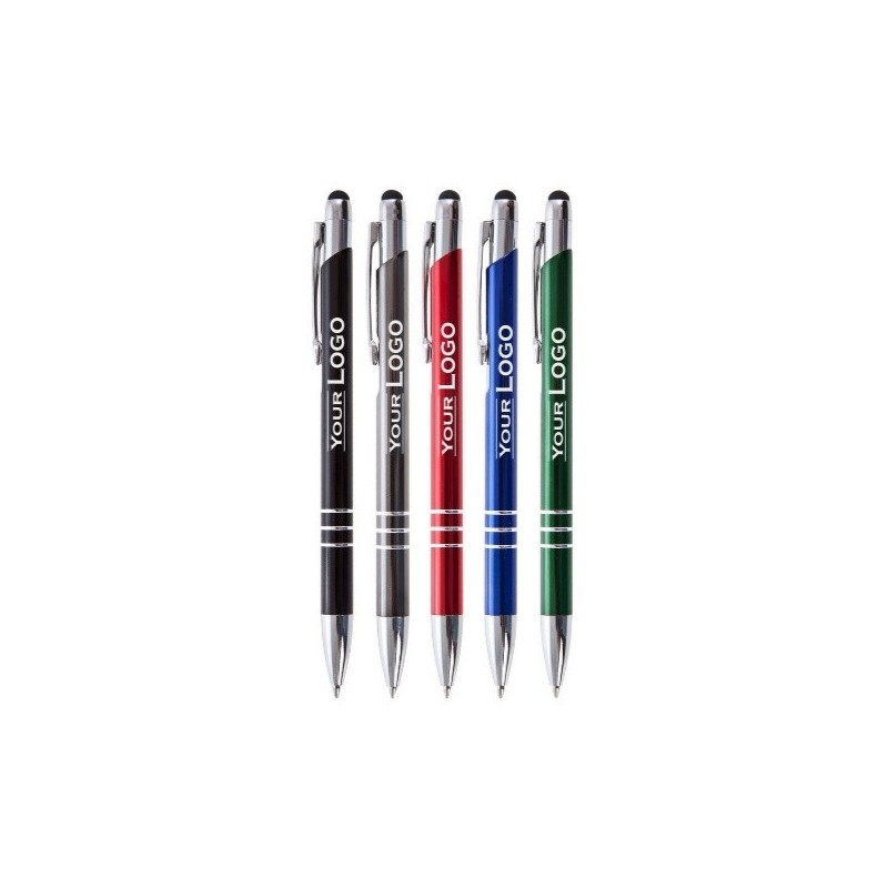 50 Stück Touchpen Kugelschreiber aus Metall - 160108