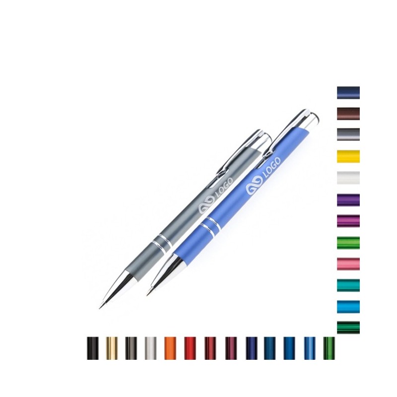 50 Stück Kugelschreiber aus Metall - 160116