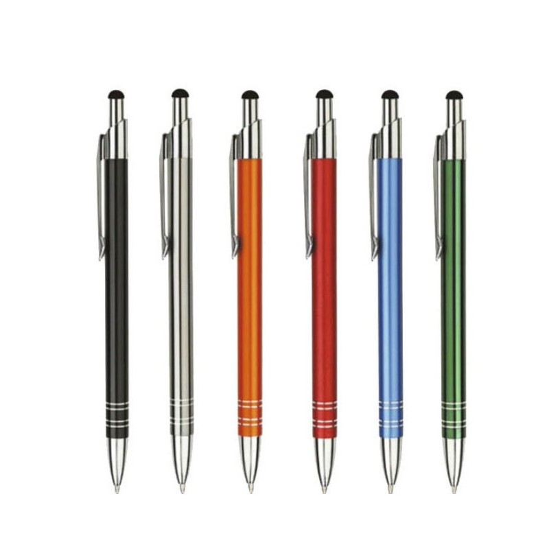 50 Stück Touchpen Kugelschreiber aus Metall - 160119