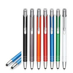 50 Stück Touchpen Kugelschreiber aus Metall - 160129