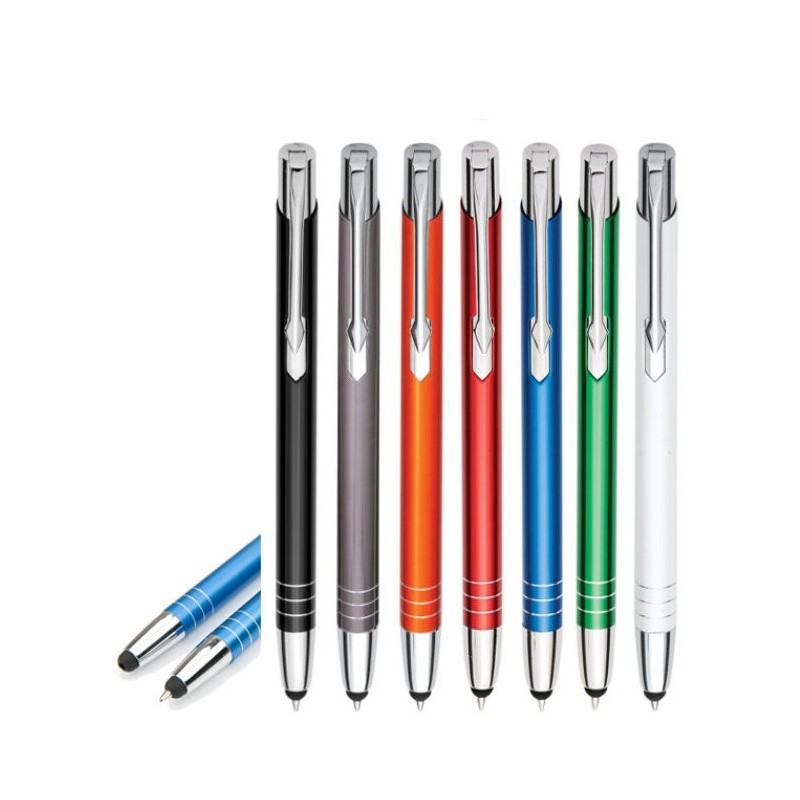 50 Stück Touchpen Kugelschreiber aus Metall - 160129
