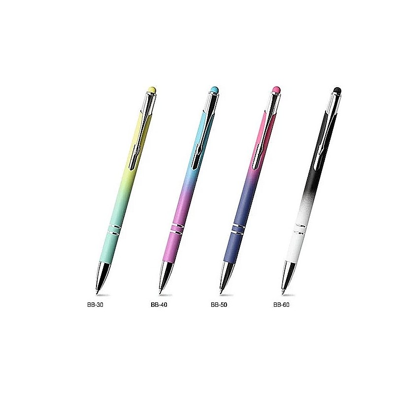 50 Stück Touchpen Kugelschreiber aus Metall - 160131