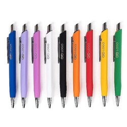 50 Stück Kugelschreiber Dreiecksform aus Metall - 160132