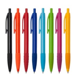 50 Stück Kugelschreiber gummiert aus Plastik - 160048