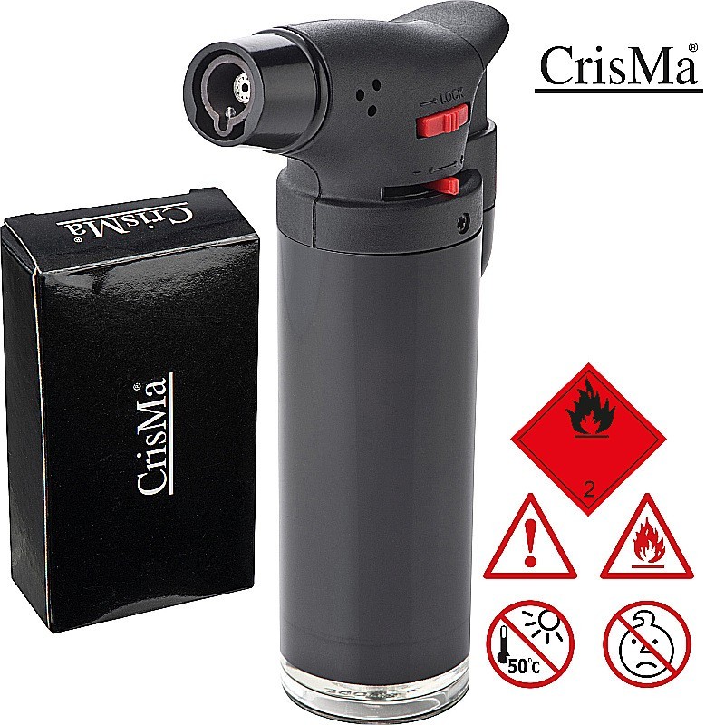 Elektronisches Flammbier-Feuerzeug - Schwarz