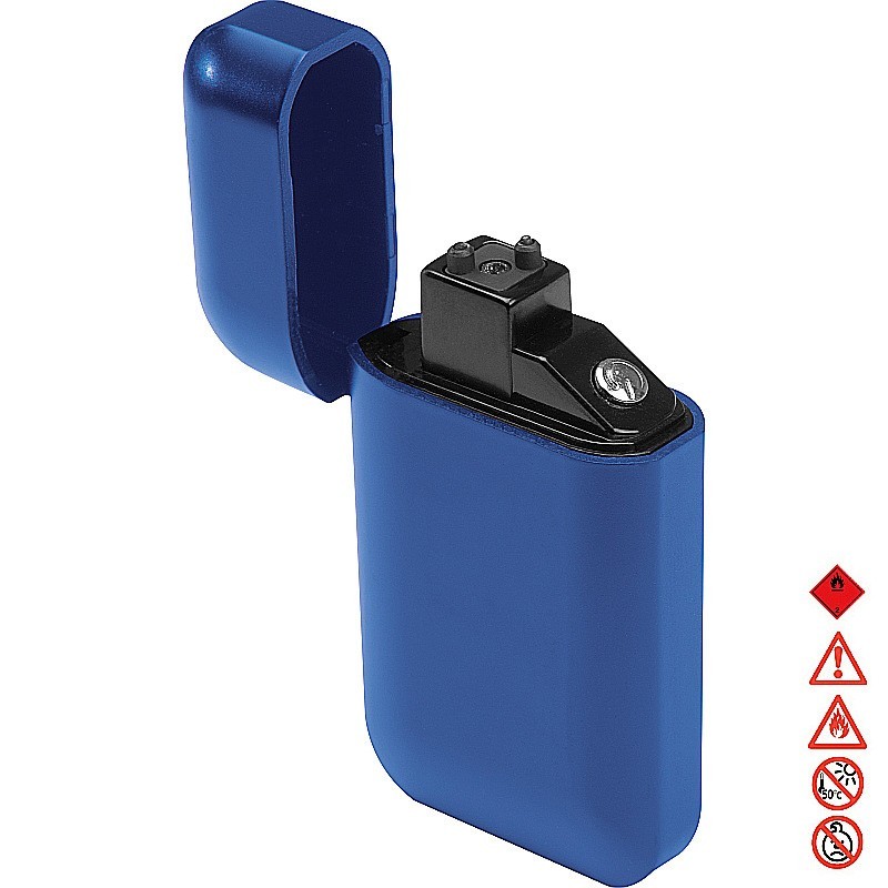 Mattes USB Feuerzeug - Blau