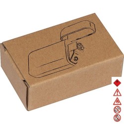 Mattes USB Feuerzeug - Blau