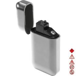 Mattes USB Feuerzeug - Silber