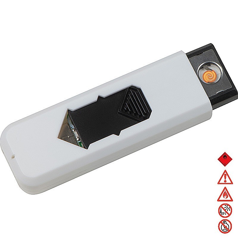 USB Feuerzeug - Weiß