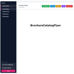 Brochure Catalog Flyer - PDF Druck
