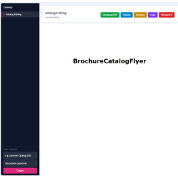 Brochure Catalog Flyer - PDF Druck