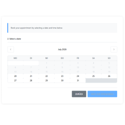 Appointment Booking - Terminbuchung