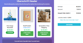 Warenkorbgeschenke BASIC